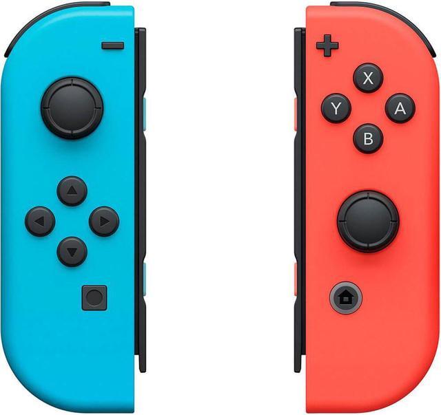 Alt view image 4 of 11 - Nintendo Switch Joy-Con Controller Pair - Neon Red/Neon Blue