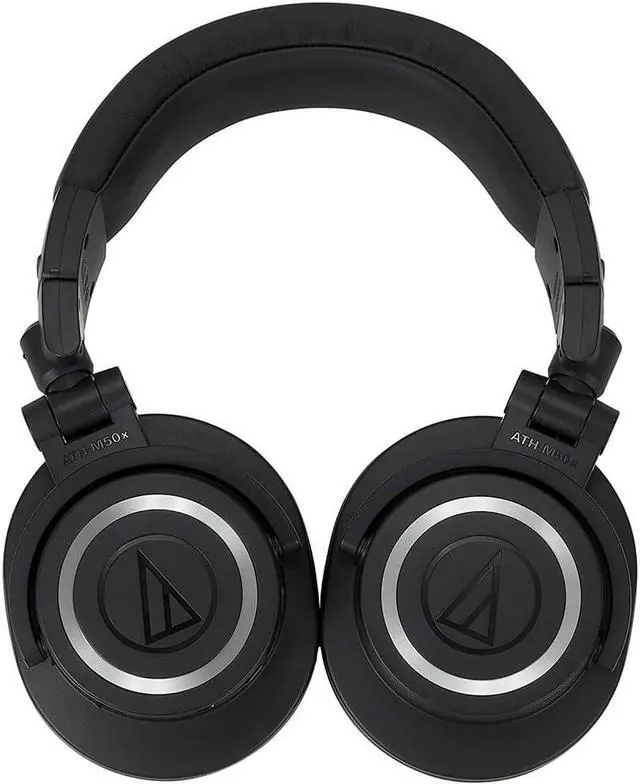 Alt view image 11 of 20 - AudioTechnica ATH-M50xBT Wireless Over-Ear Headphones with Built-In Remote and Microphone (Black)
