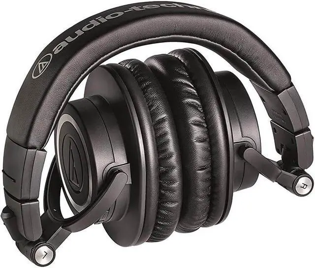 Alt view image 12 of 20 - AudioTechnica ATH-M50xBT Wireless Over-Ear Headphones with Built-In Remote and Microphone (Black)