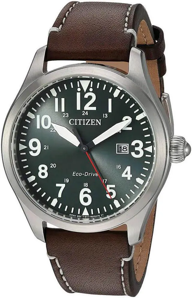 Alt view image 5 of 7 - Citizen Eco Drive Mens Chandler Stainless Steel Green Dial BM6838-09X