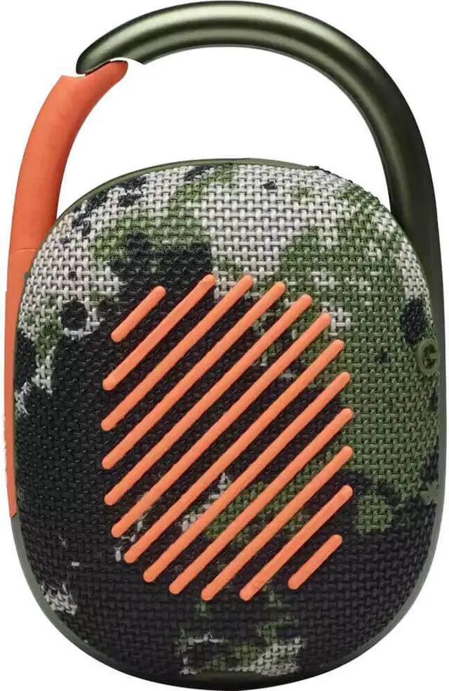 Alt view image 4 of 20 - JBL Clip 4: Portable Speaker with Bluetooth, Built-in Battery, Waterproof and Dustproof Feature - Squad (JBLCLIP4SQUADAM)