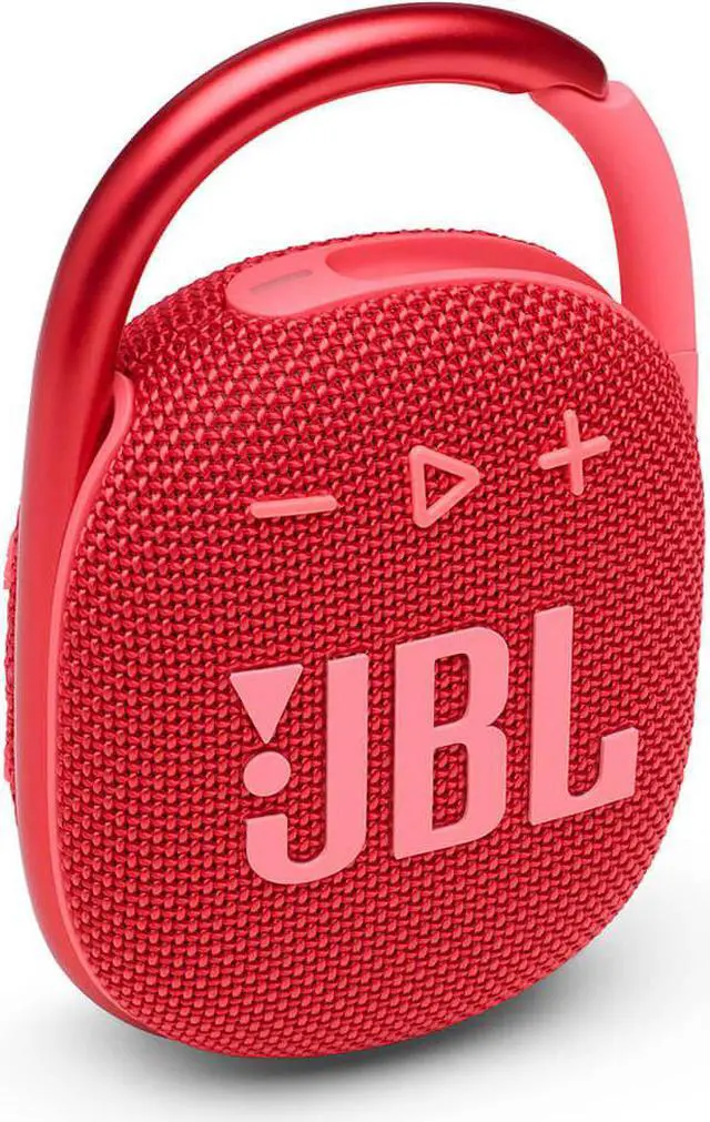 Alt view image 8 of 19 - JBL Clip 4 Portable Bluetooth Waterproof Speaker (Red)