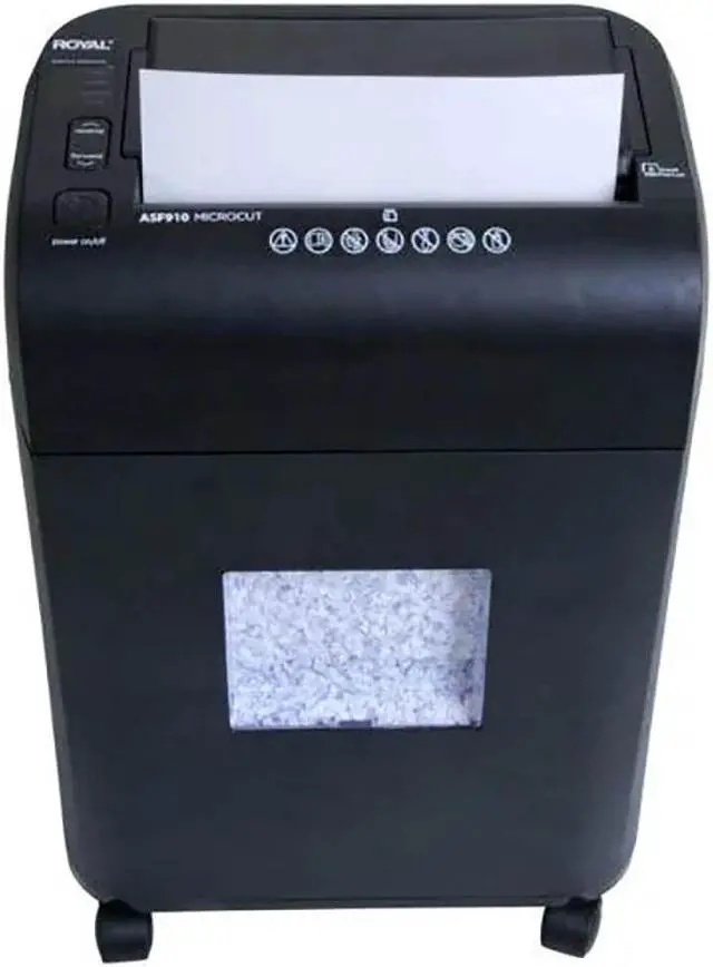 Alt view image 2 of 7 - Royal ASF910 100-Sheet Auto-Feed Micro-Cut Paper - Black