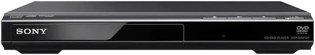 Alt view image 9 of 20 - Sony DVP-SR210P 1 Disc(s) DVD Player - 480p - Black - Dolby Digital, DTS