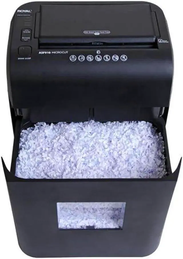 Alt view image 3 of 7 - Royal ASF910 100-Sheet Auto-Feed Micro-Cut Paper - Black