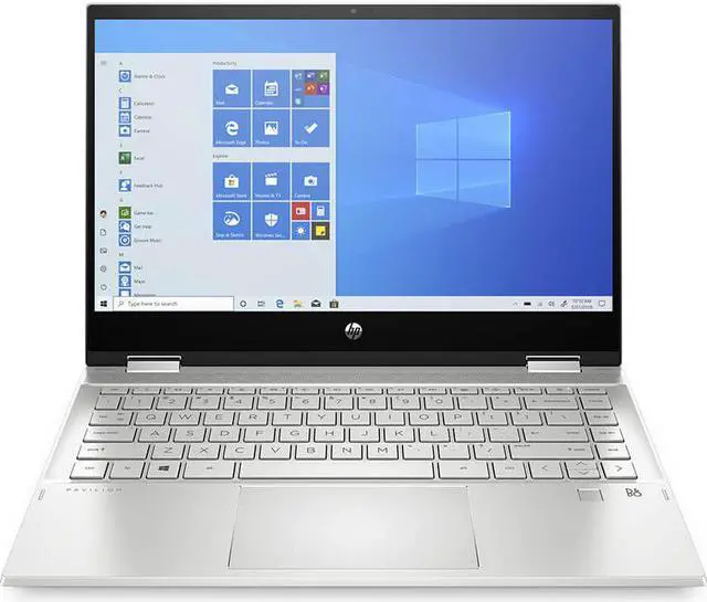 Main image of HP Pavilion x360 14-dw1075nr Intel Core i5 11th Gen 1135G7 (2.40 GHz) 8 GB Memory 256 GB PCIe SSD Intel Iris Xe Graphics 14" Touchscreen 1366 x 768 Convertible 2-in-1 Laptop Windows 10 Home 64-bit