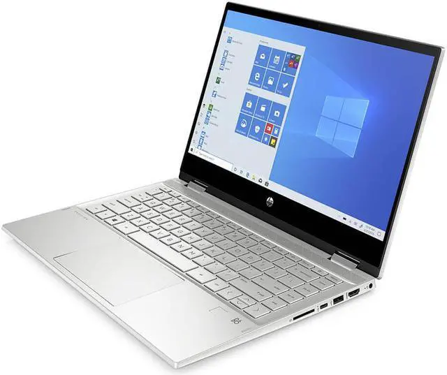 Alt view image 2 of 4 - HP Pavilion x360 14-dw1075nr Intel Core i5 11th Gen 1135G7 (2.40 GHz) 8 GB Memory 256 GB PCIe SSD Intel Iris Xe Graphics 14" Touchscreen 1366 x 768 Convertible 2-in-1 Laptop Windows 10 Home 64-bit