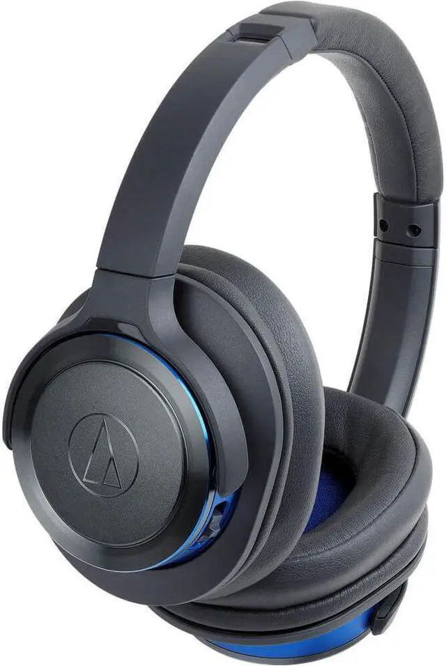 Alt view image 4 of 9 - Audio-Technica ATH-WS660BT Solid Bass Wireless Over-Ear Headphones with Built-in Mic & Control