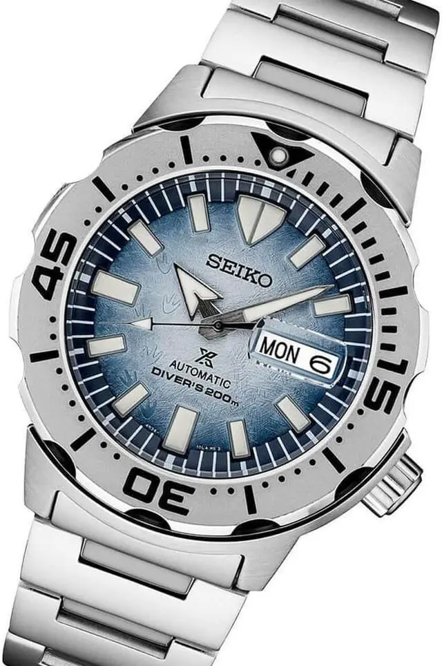Alt view image 2 of 5 - Seiko SRPG57 Prospex Save The Ocean Special Edition Antarctica Dive Watch - Monster
