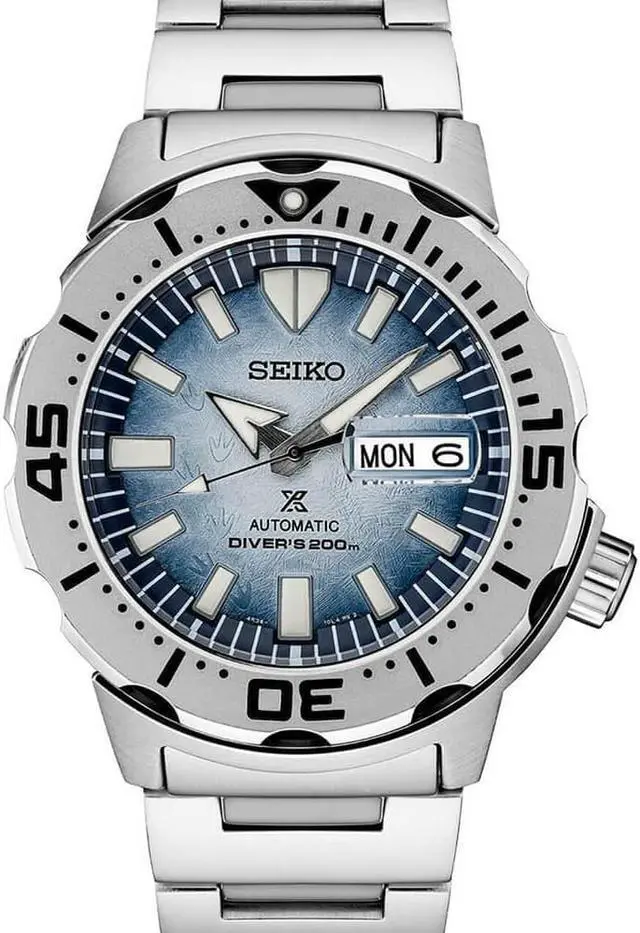 Alt view image 3 of 5 - Seiko SRPG57 Prospex Save The Ocean Special Edition Antarctica Dive Watch - Monster
