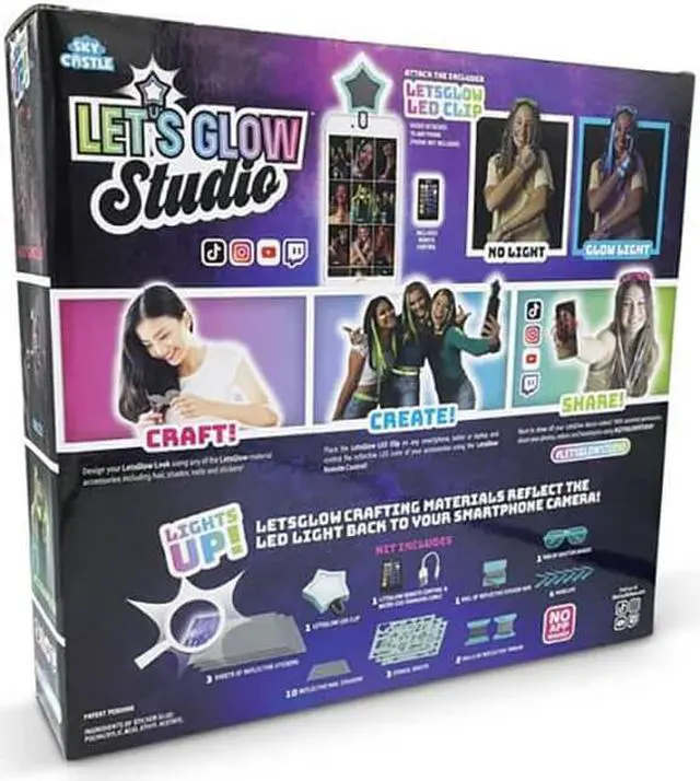 Alt view image 3 of 4 - License 2 Play Lets Glow Studio Craft Kit