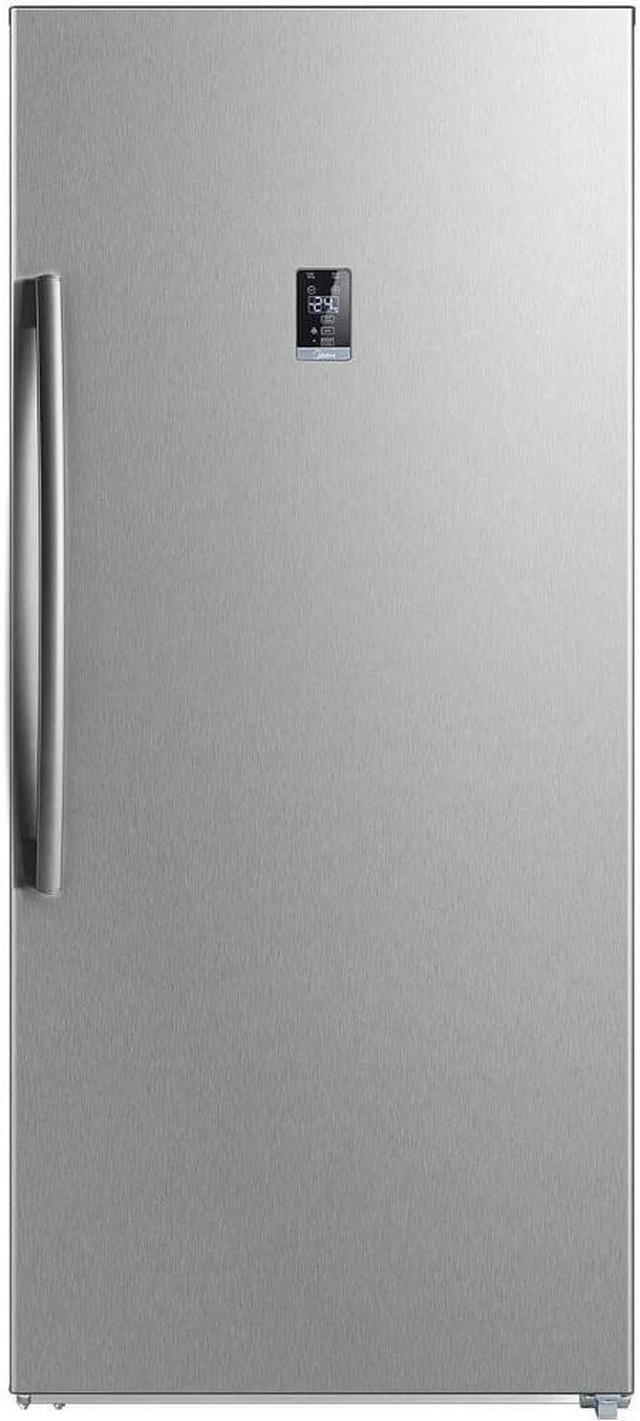 Midea 17 Cu. Ft. Stainless Convertible Upright Freezer 