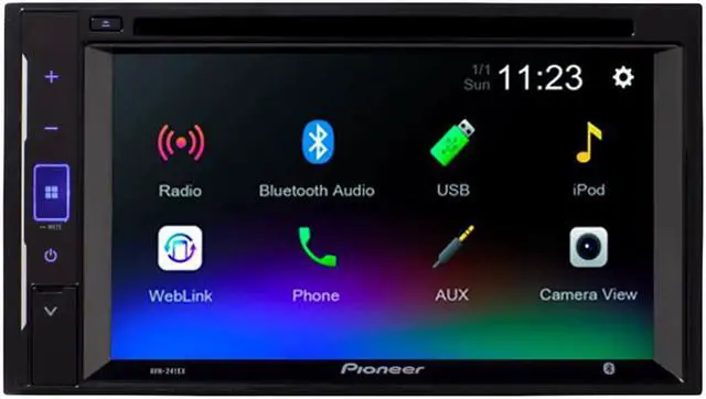 Alt view image 6 of 10 - Pioneer AVH-241EX 6.2" Resistive Glass Touchscreen Bluetooth DVD Receiver