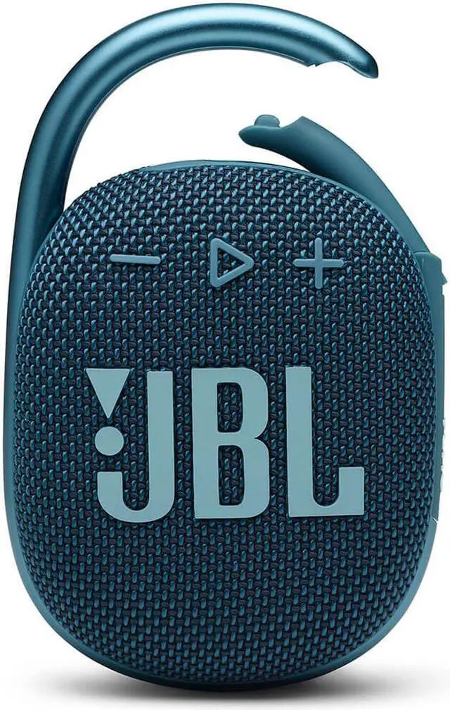 Alt view image 14 of 20 - JBL Clip 4 Blue Portable Bluetooth Speaker