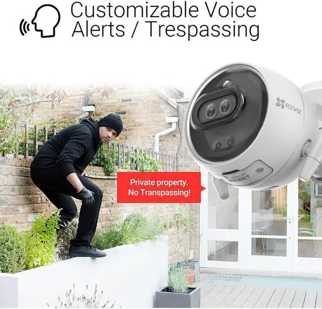 Alt view image 4 of 17 - EZVIZ Outdoor AI Driven Bullet Camera C3X