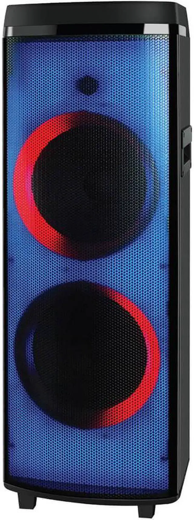 Alt view image 5 of 12 - Super Sonic IQ-7012DJBT Bluetooth 2 x 12” True Wireless Rechargeable Speaker 90 Watts with FIRE Light Show, FM, Mic