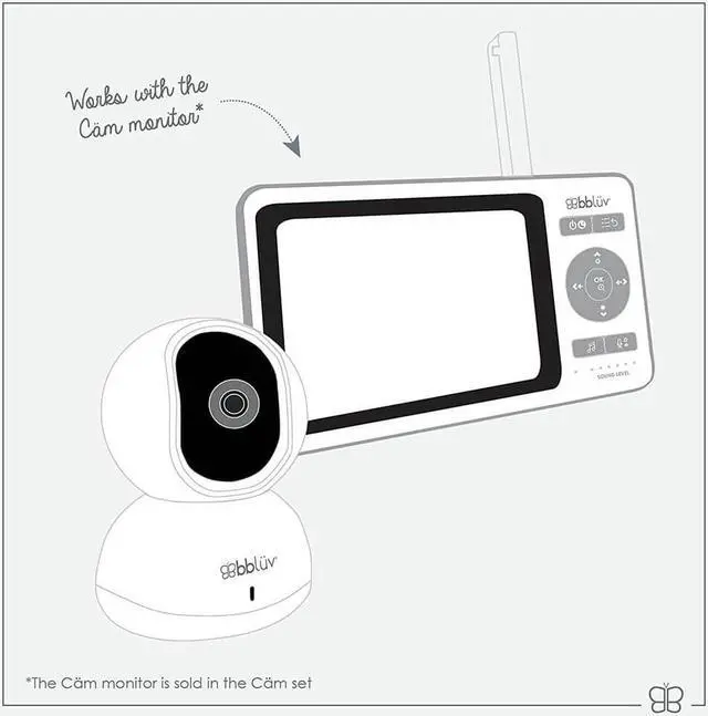Alt view image 2 of 4 - bbluv B0171 Cam HD Baby Add-On Camera