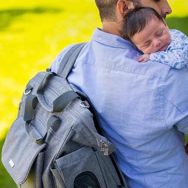 Alt view image 4 of 4 - bbluv B0131 Metro Convertible Diaper Backpack