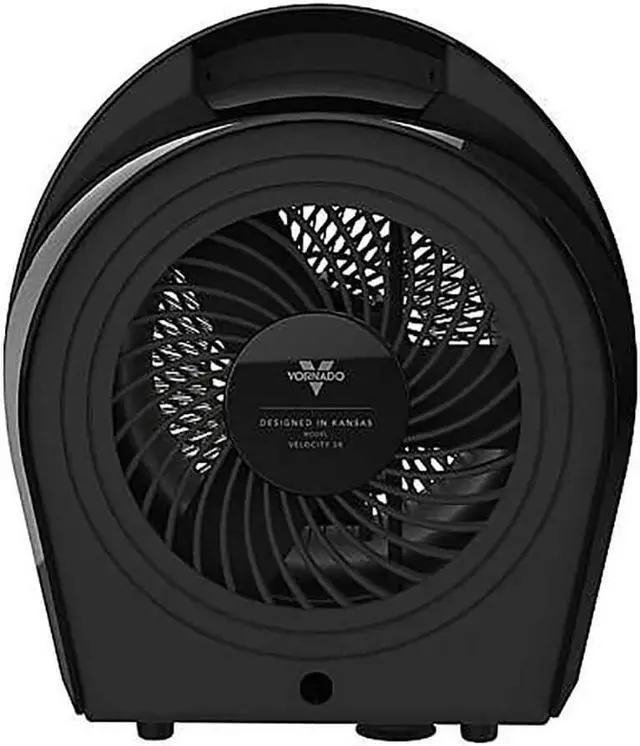 Alt view image 2 of 4 - Vornado VELOCITY3RBK Velocity Whole Room Space Heater with Timer - Black