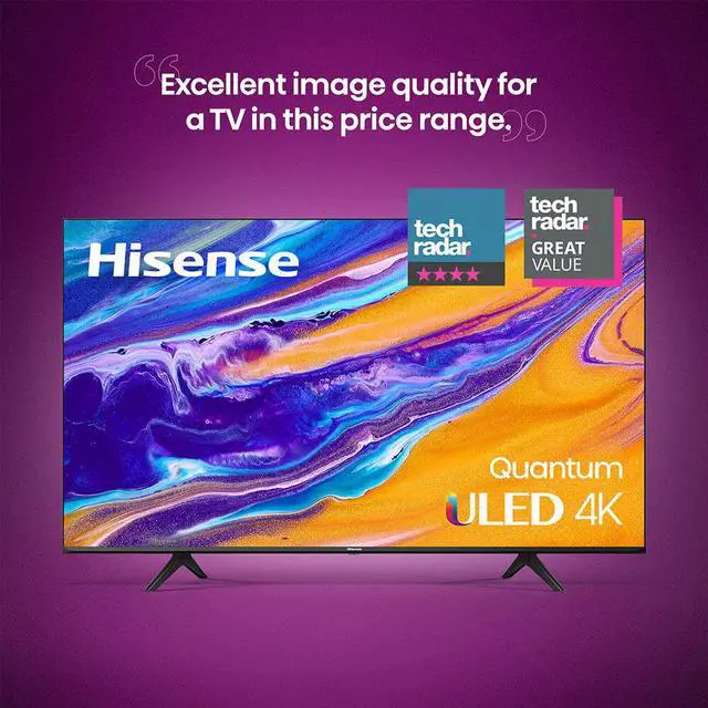 Alt view image 2 of 3 - Hisense 65U6G 65 inch Class U6G Series Quantum ULED 4K UHD Smart Android TV
