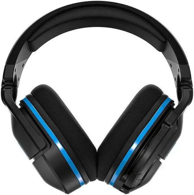 Alt view image 4 of 20 - Turtle Beach Stealth 600 Gen 2 Wireless Gaming Headset with Superhuman Hearing for PS5, PS4, & PC - Black/Blue