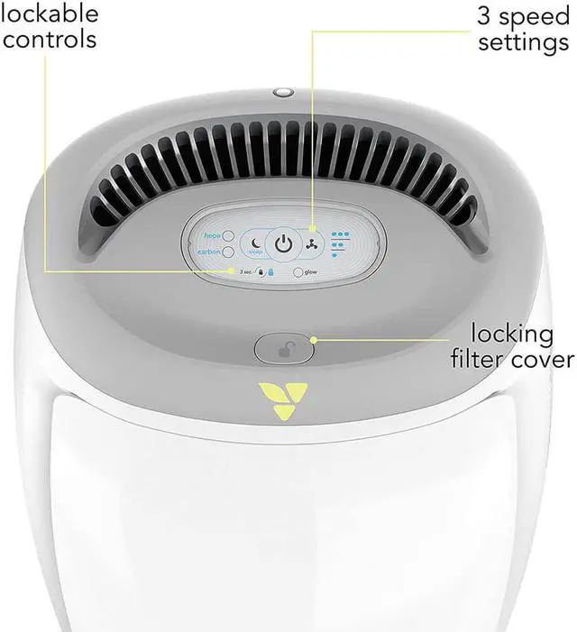 Alt view image 9 of 11 - Vornadobaby Purio Nursery Air Purifier
