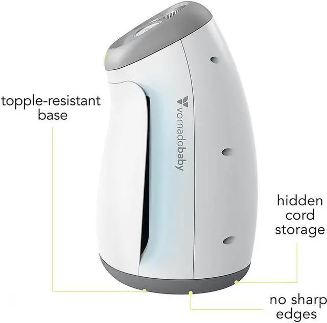 Alt view image 11 of 11 - Vornadobaby Purio Nursery Air Purifier