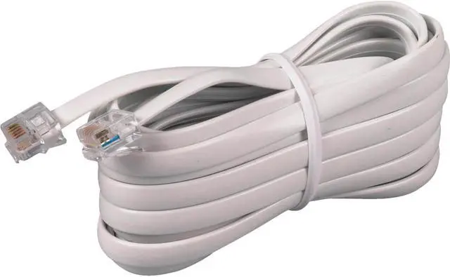 Main image of RCA TP231WHR 15 Ft White Phone Line Cord
