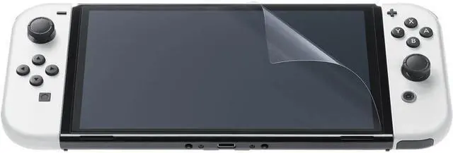 Alt view image 4 of 20 - Nintendo Switch Carrying Case & Screen Protector - Black and White