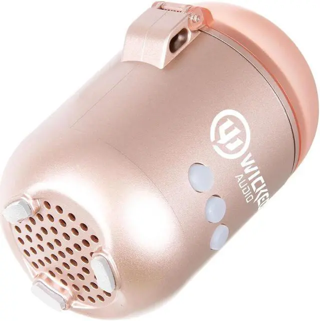 Alt view image 3 of 9 - Wicked Audio WITW3853 SYVER True Wireless Earbuds - Rose Gold