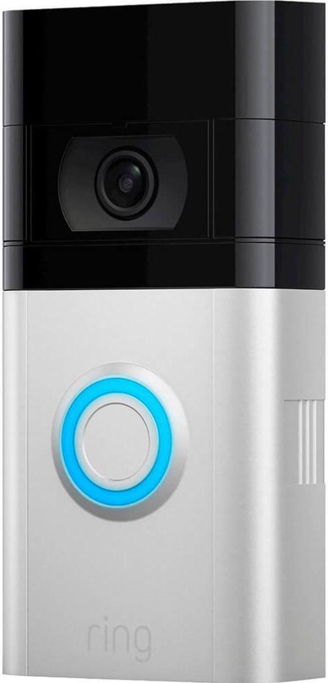 Alt view image 3 of 20 - Ring 53-026135 1080p Video Doorbell 4 - Cloud Storage - Water Resistant - Wi-Fi - 2-Way Audio - Alexa - USB - Satin Nickel