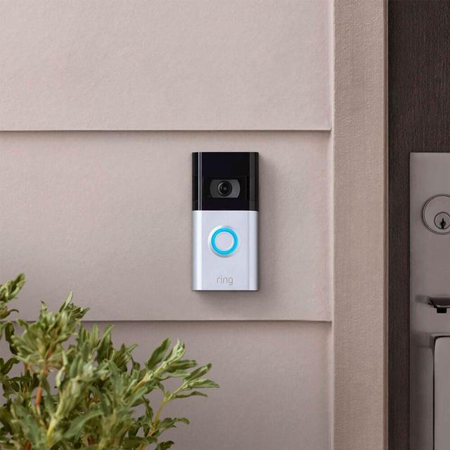 Alt view image 4 of 20 - Ring 53-026135 1080p Video Doorbell 4 - Cloud Storage - Water Resistant - Wi-Fi - 2-Way Audio - Alexa - USB - Satin Nickel