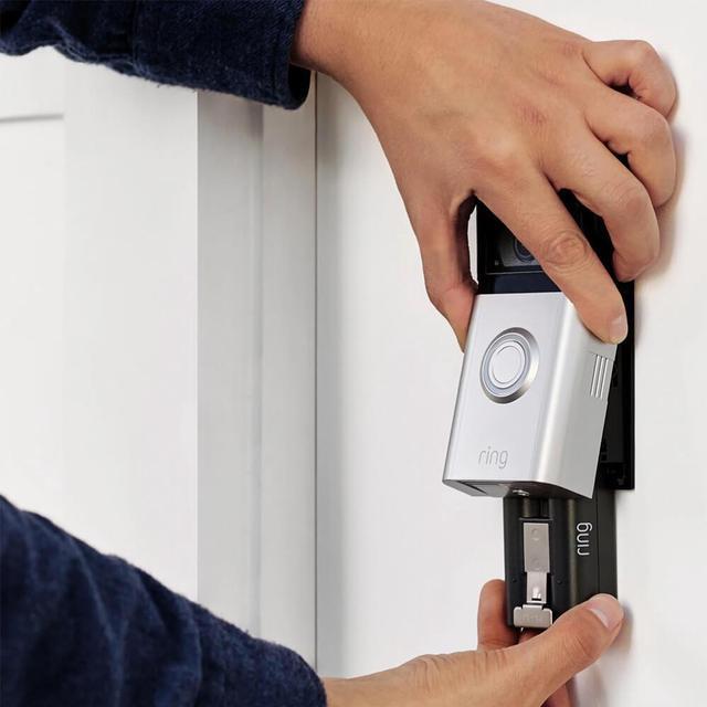 Alt view image 5 of 20 - Ring 53-026135 1080p Video Doorbell 4 - Cloud Storage - Water Resistant - Wi-Fi - 2-Way Audio - Alexa - USB - Satin Nickel