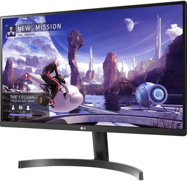 Alt view image 19 of 20 - LG 27” QHD IPS HDR10 Monitor with AMD FreeSync™ sRGB 99% Color Gamut, HDR10 with a 3-Side Borderless Design, Black, 27QN600-B