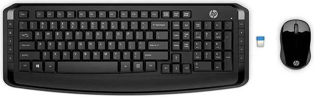 Alt view image 7 of 13 - HP Wireless Keyboard and Mouse 300
