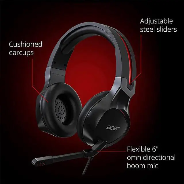 Alt view image 5 of 18 - Acer Nitro Headset | Black