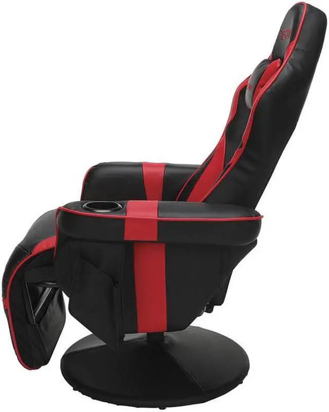 Alt view image 13 of 13 - RESPAWN-900 Racing Style Gaming Recliner, Reclining Gaming Chair, in Red (RSP-900-RED)