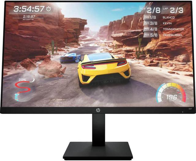 Alt view image 9 of 20 - HP X27q 27" QHD 165Hz 1ms Gaming Monitor - 2560 x 1440 QHD Display @ 165Hz - In-Plane Switching (IPS) Technology - 400 Nit Brightness w/ 99% Color Gamut - Smooth Gameplay w/ AMD FreeSync Premium