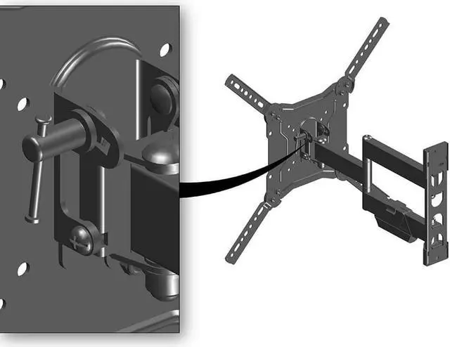 Alt view image 4 of 4 - UAX 23 inch - 60 inch Full Motion TV Mount
