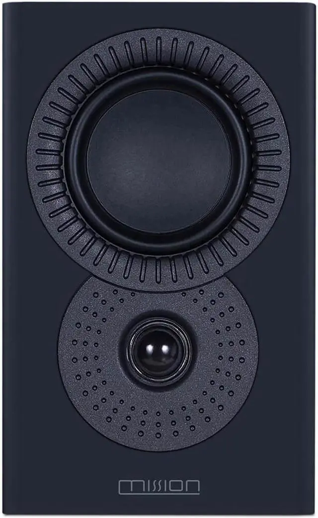 Main image of Mission LX1MKIIBK LX-1 MKII 2-Way Bookshelf Speaker - Lux Black