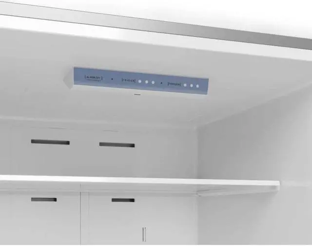 Alt view image 4 of 13 - Midea MRB19B7AST 18.7 Cu. Ft. Stainless Bottom Mount Freezer Refrigerator