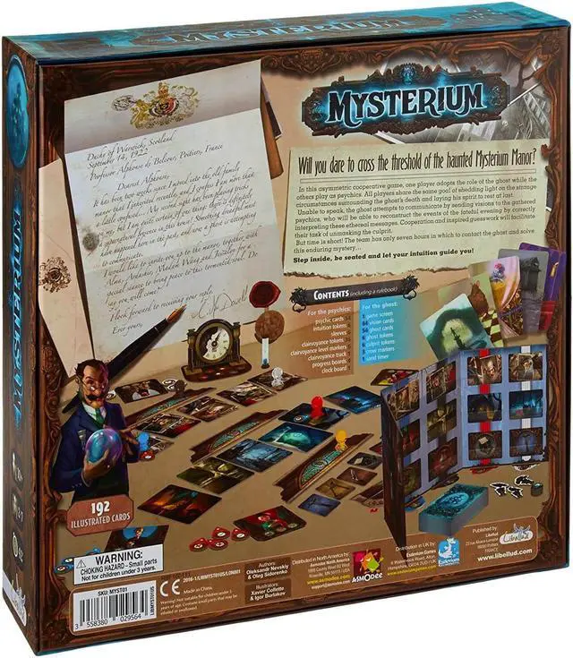 Alt view image 2 of 3 - Libellum MYST01 Mysterium Board Game
