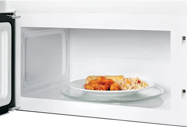 Alt view image 2 of 4 - GE JVM3160DFWW 1.6 Cu. Ft. 1000W White Over-the-Range Microwave