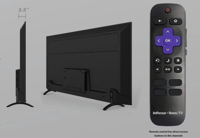 Alt view image 7 of 17 - InFocus Classic Series 45" 1080p Roku Smart LED TV (IN-45FA40PR)