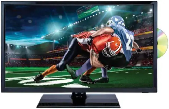 Alt view image 4 of 4 - Naxa NTD-2256 22" Class 1080p Full HD LED TV with DVD/Media Player and Car Package, Shiny Black