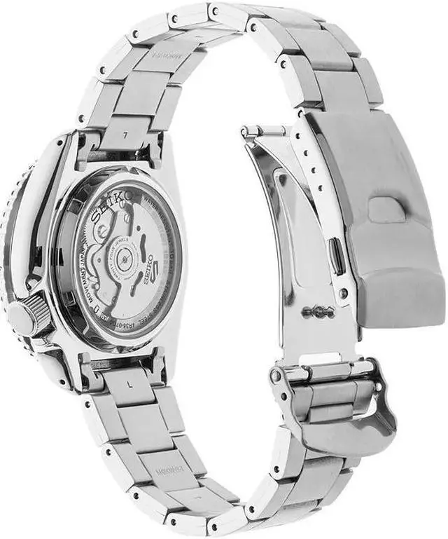 Alt view image 2 of 11 - Seiko SRPD59 5 Sports 24-Jewel Automatic Watch - Orange