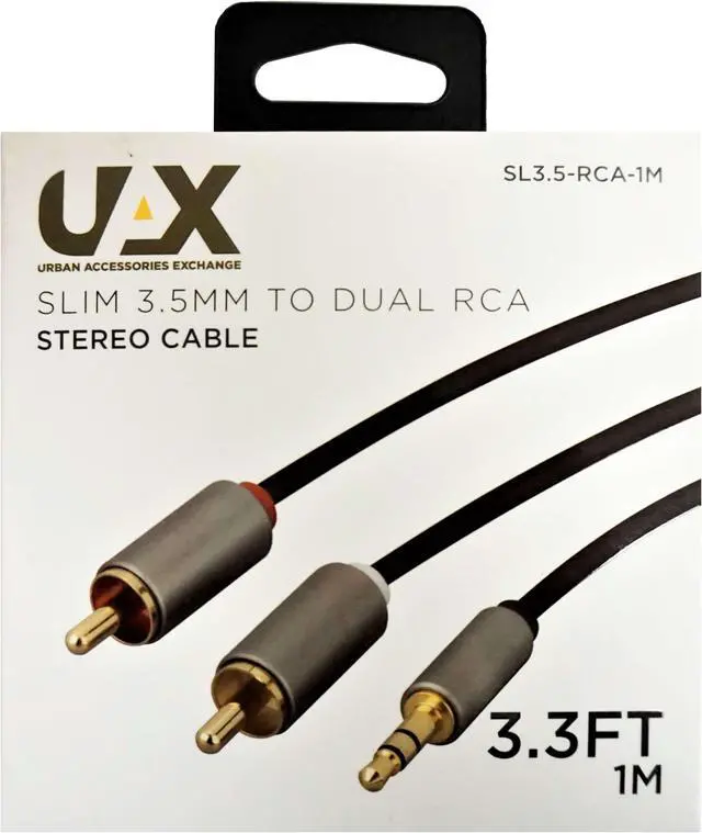 Main image of UAX 3 ft. 3.5mm to RCA Cable