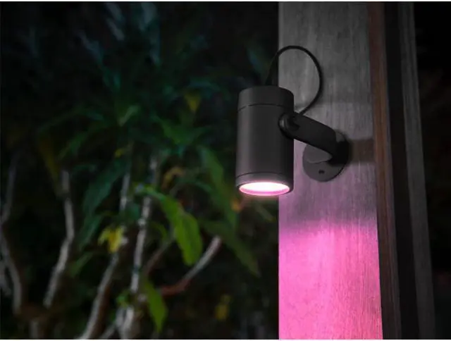 Alt view image 7 of 7 - Hue Lily Outdoor spot light (3 pack)