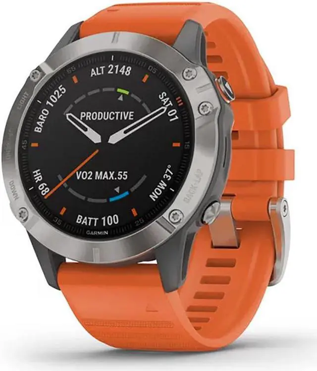 Main image of Garmin fenix® 6 Sapphire - Orange