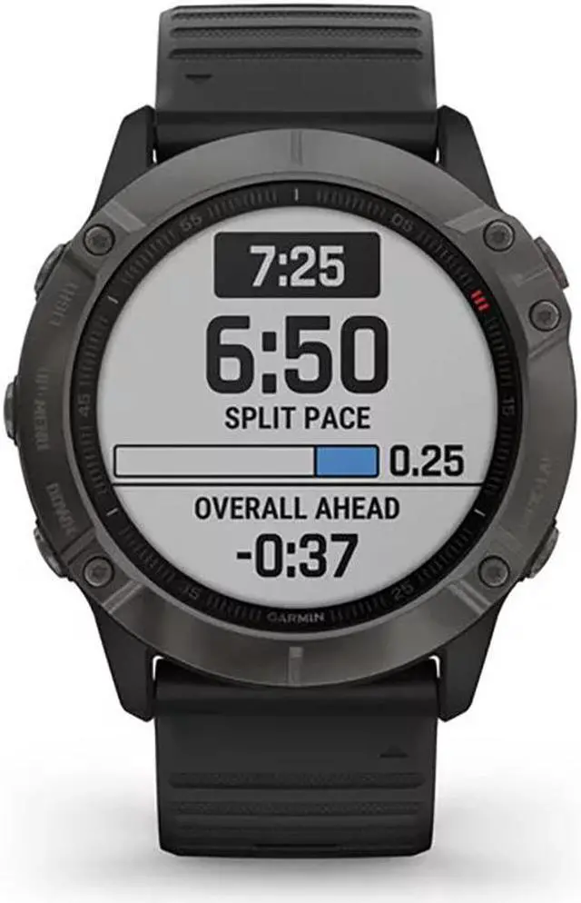 Alt view image 2 of 4 - Garmin fenix® 6X Sapphire - Carbon Gray